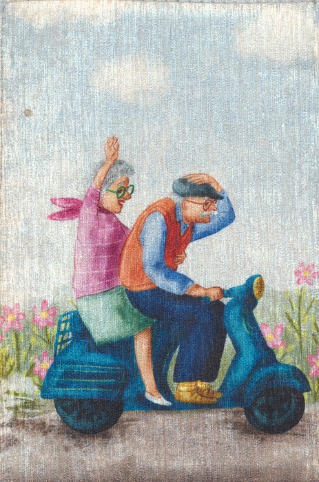 دفتر خط دار مخملی قدیما (کد RA-144) - ناشربوک | خرید آنلاین کتاب