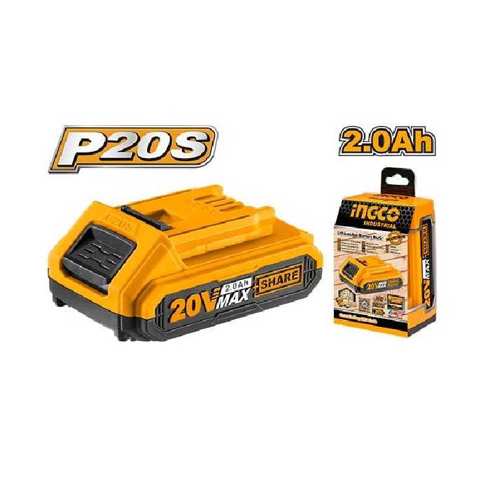 باتری شارژی 20 ولت 2 آمپر اینکو مدل FBLI20011-20v-2.0Ah