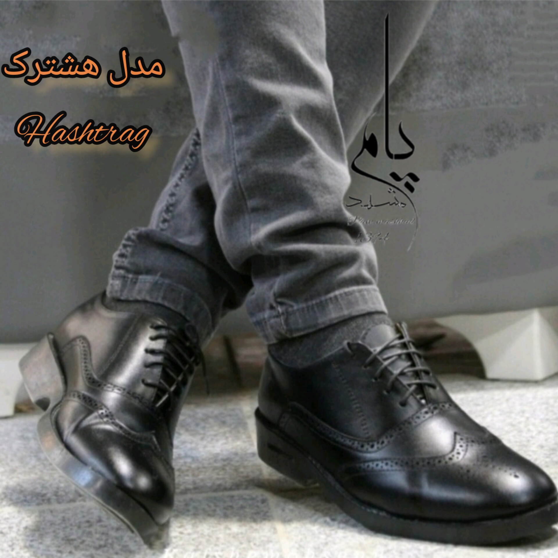 کفش مردانه چرمی کلاسیک محصول پام