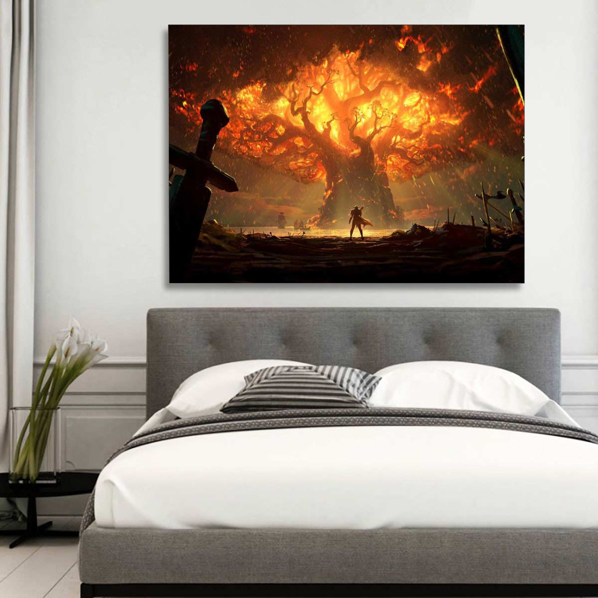 تابلو شاسی گالری استاربوی طرح بازی World of Warcraft مدل بازی کامپیوتری 2