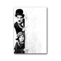 تابلو شاسی طرح چارلی چاپلین کد 003