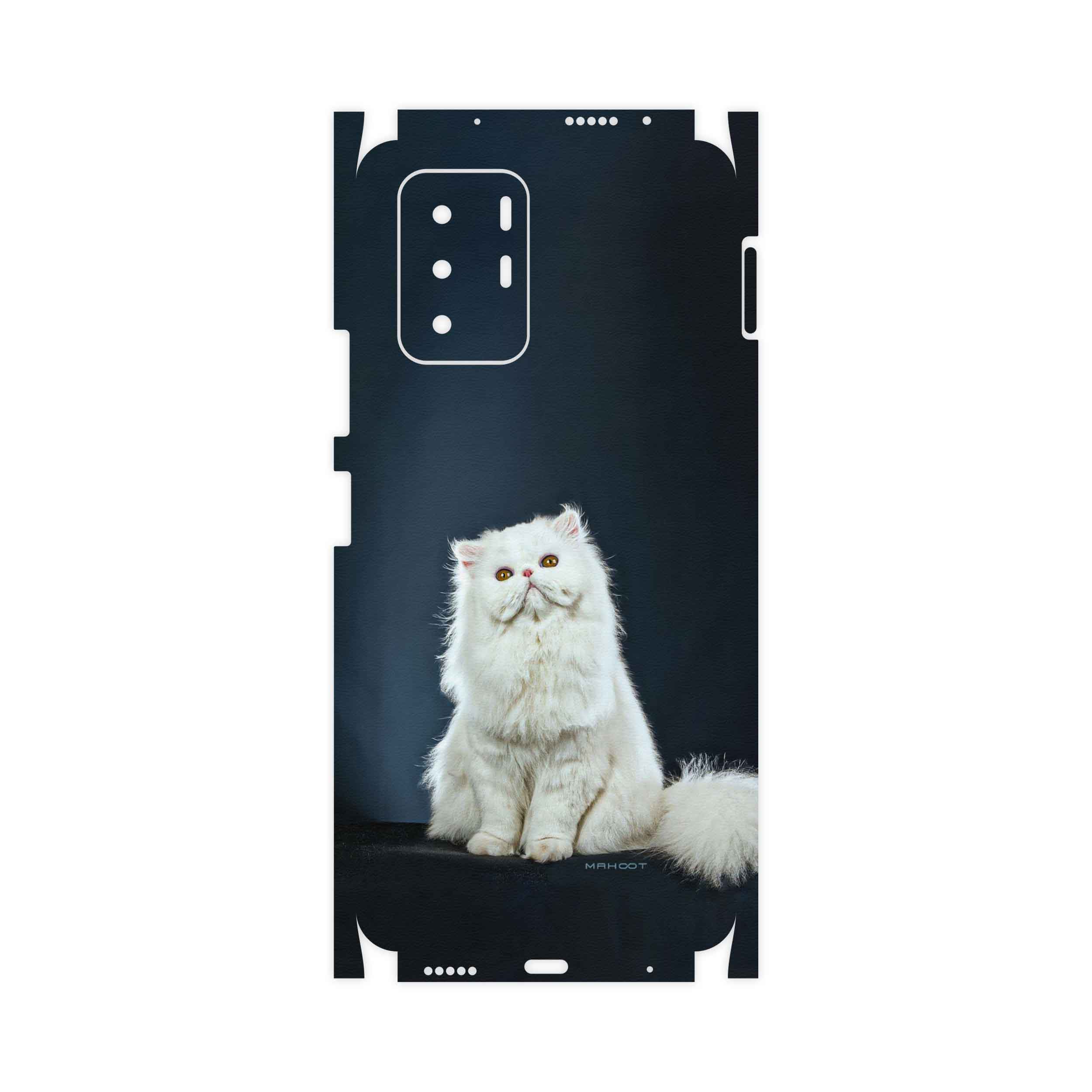 برچسب پوششی ماهوت مدل Persian-cat-FullSkin مناسب برای گوشی موبایل شیائومی Redmi Note 10 Pro (China)