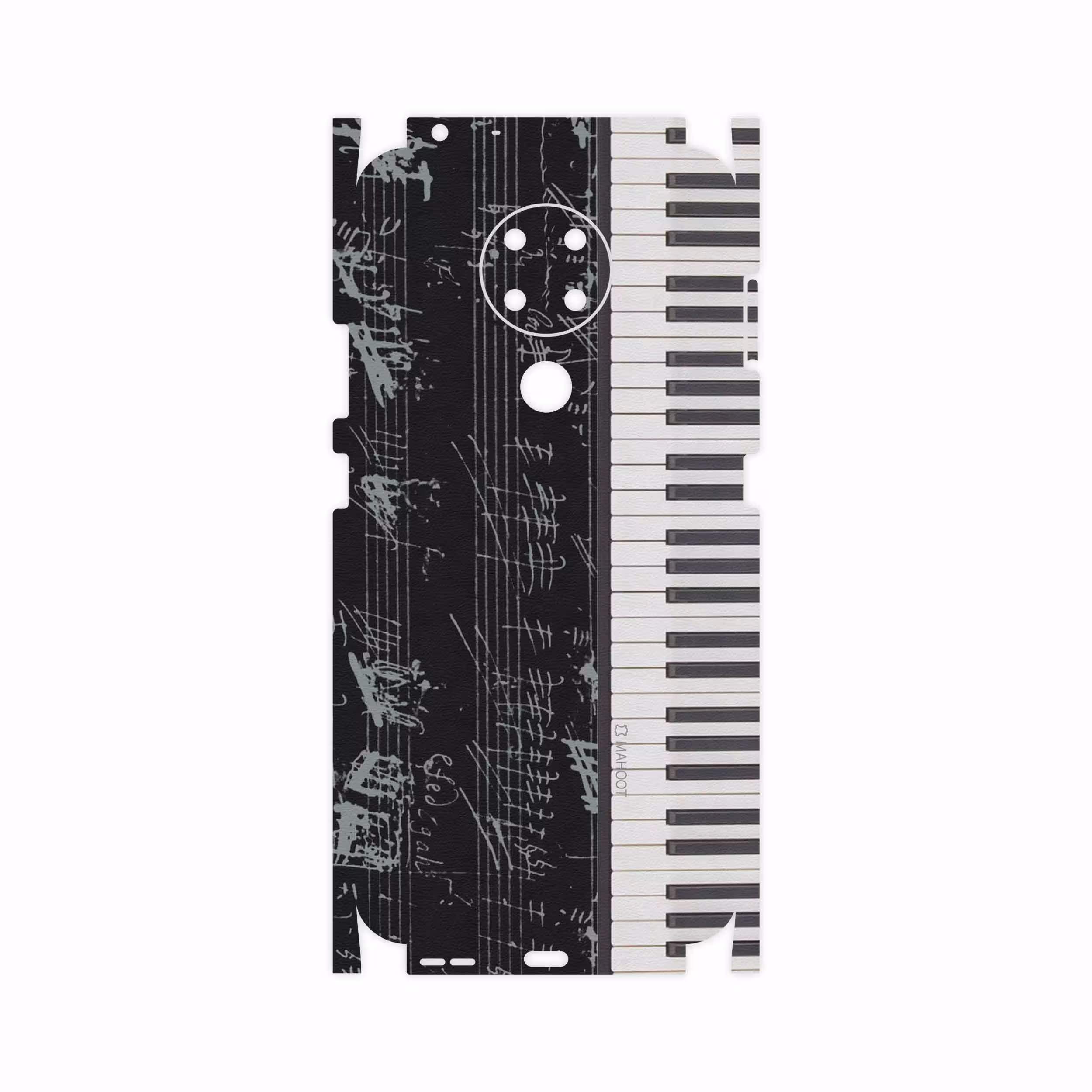 برچسب پوششی ماهوت مدل Piano-Instrument-FullSkin مناسب برای گوشی موبایل نوکیا 3.4