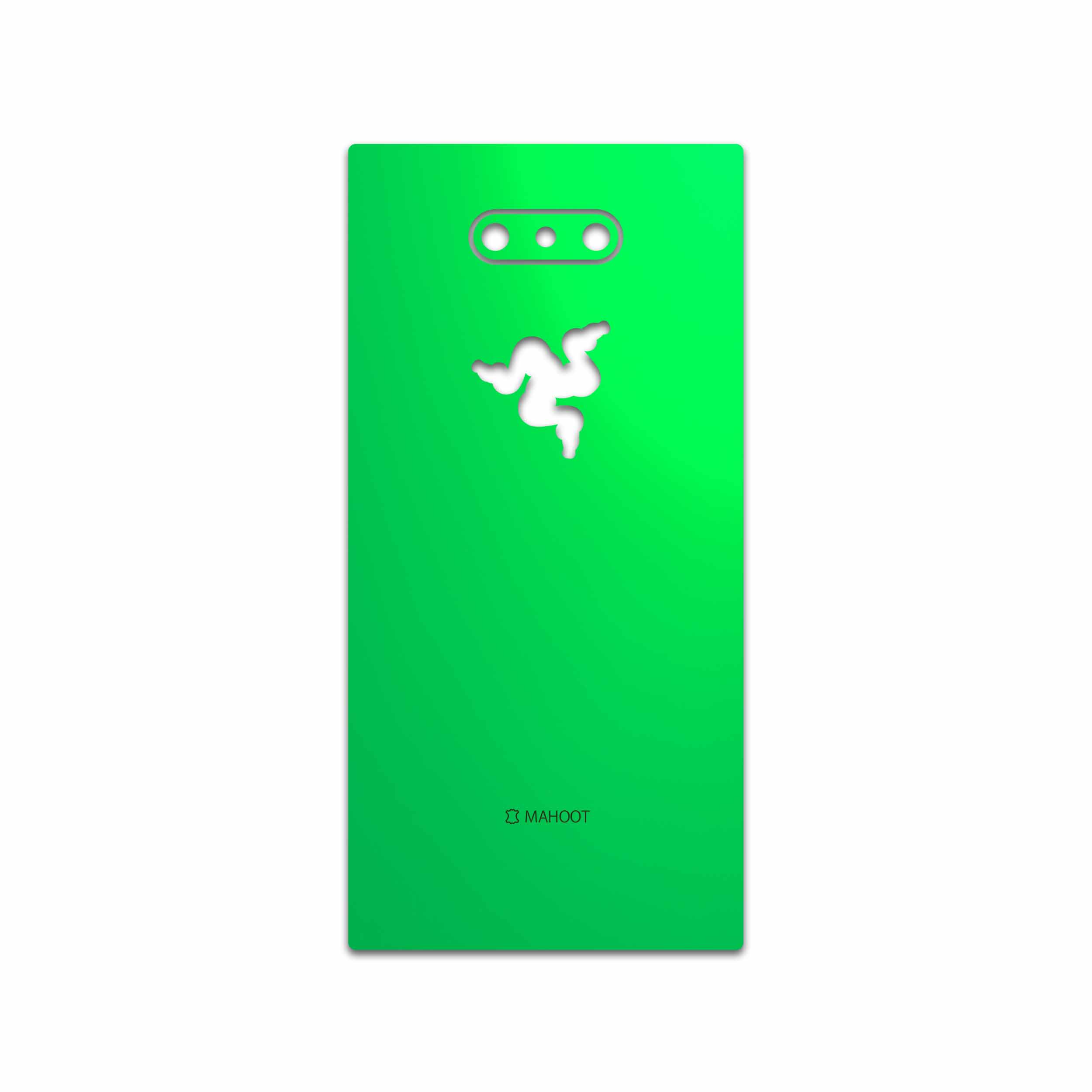 برچسب پوششی ماهوت مدل Matte-Green مناسب برای گوشی موبایل ریزر Phone 2