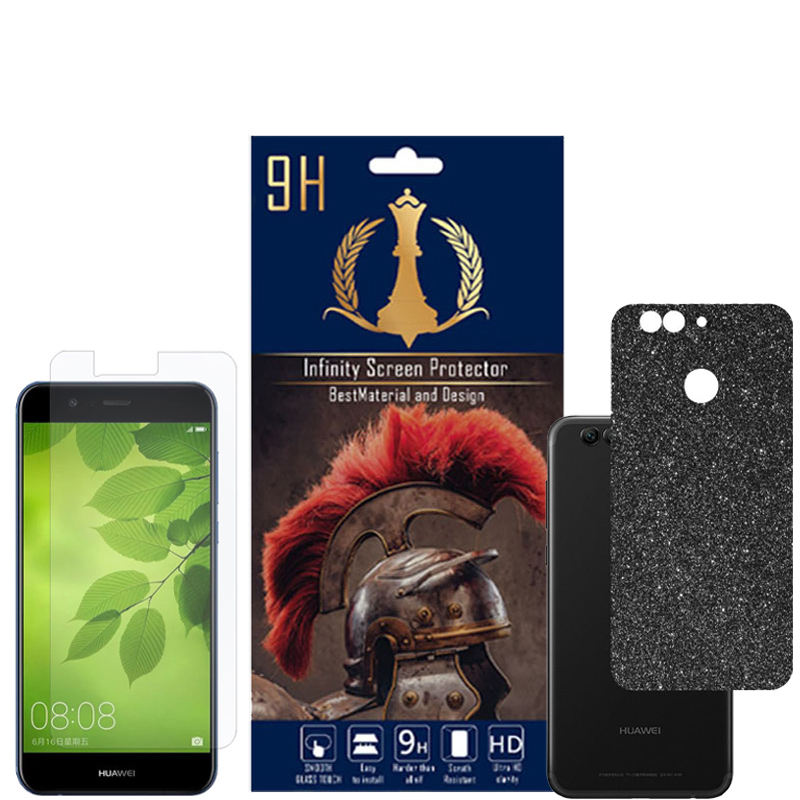  برچسب پوششی اینفینیتی مدل PRO MAX مناسب برای گوشی موبایل هوآوی NOVA 2 PLUS به همراه محافظ صفحه نمایش