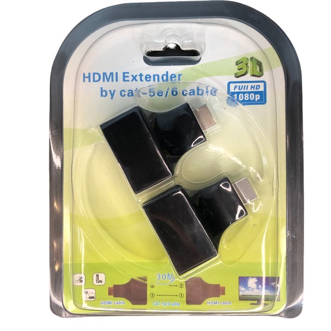 تبدیل افزایش طول HDMI با شبکه تا 30 متر