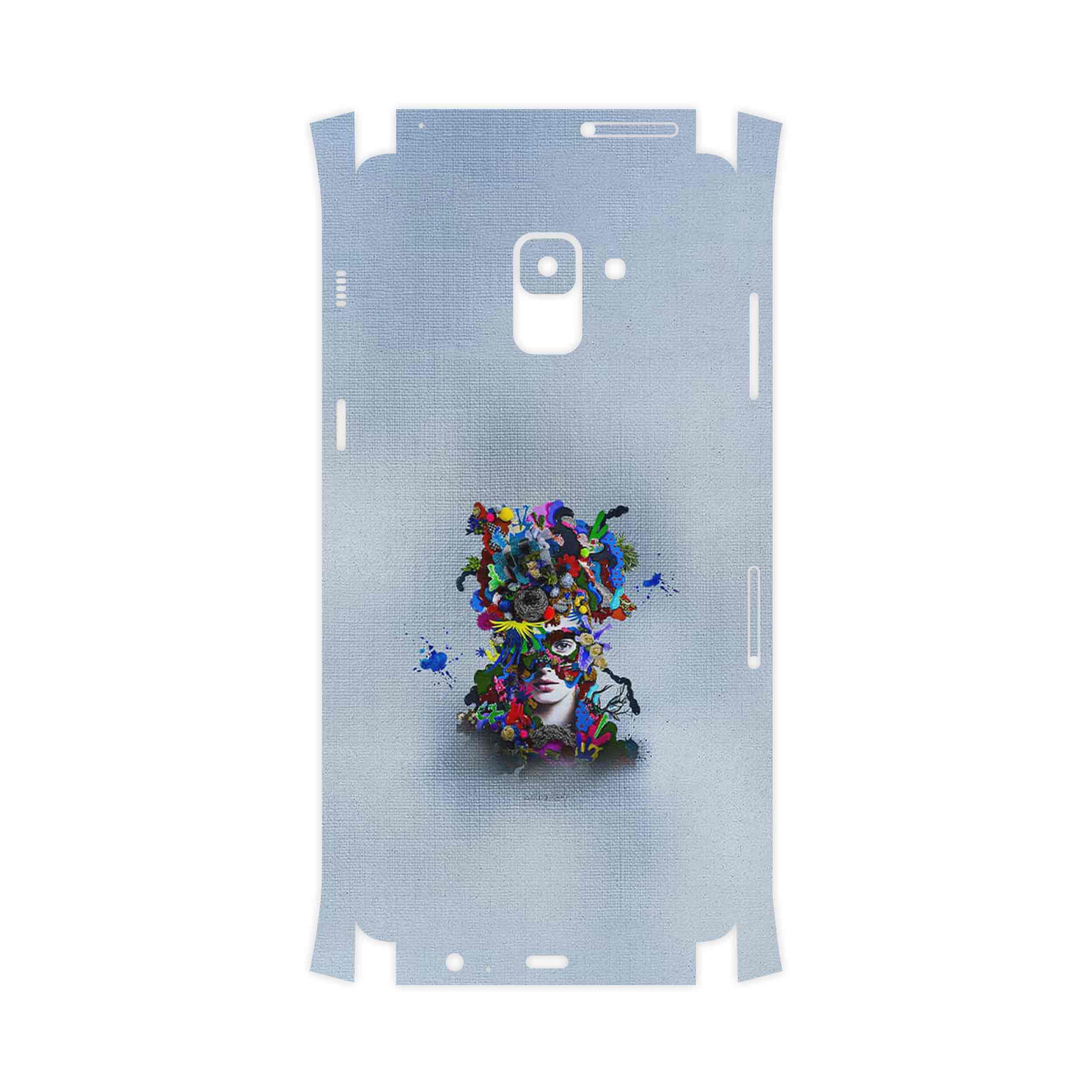 برچسب پوششی ماهوت مدل Collage of surreal Portrait of Women 4-FullSkin مناسب برای گوشی موبایل سامسونگ Galaxy A8 Plus 2018