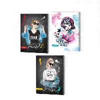 دفتر 60 برگ عرش مدل فانتزی جلد پرسی کد 6