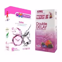 کاندوم ایکس دریم مدل Delay بسته 12 عددی به همراه کاندوم تاخیری کدکس مدل Double Delay بسته 10 عددی