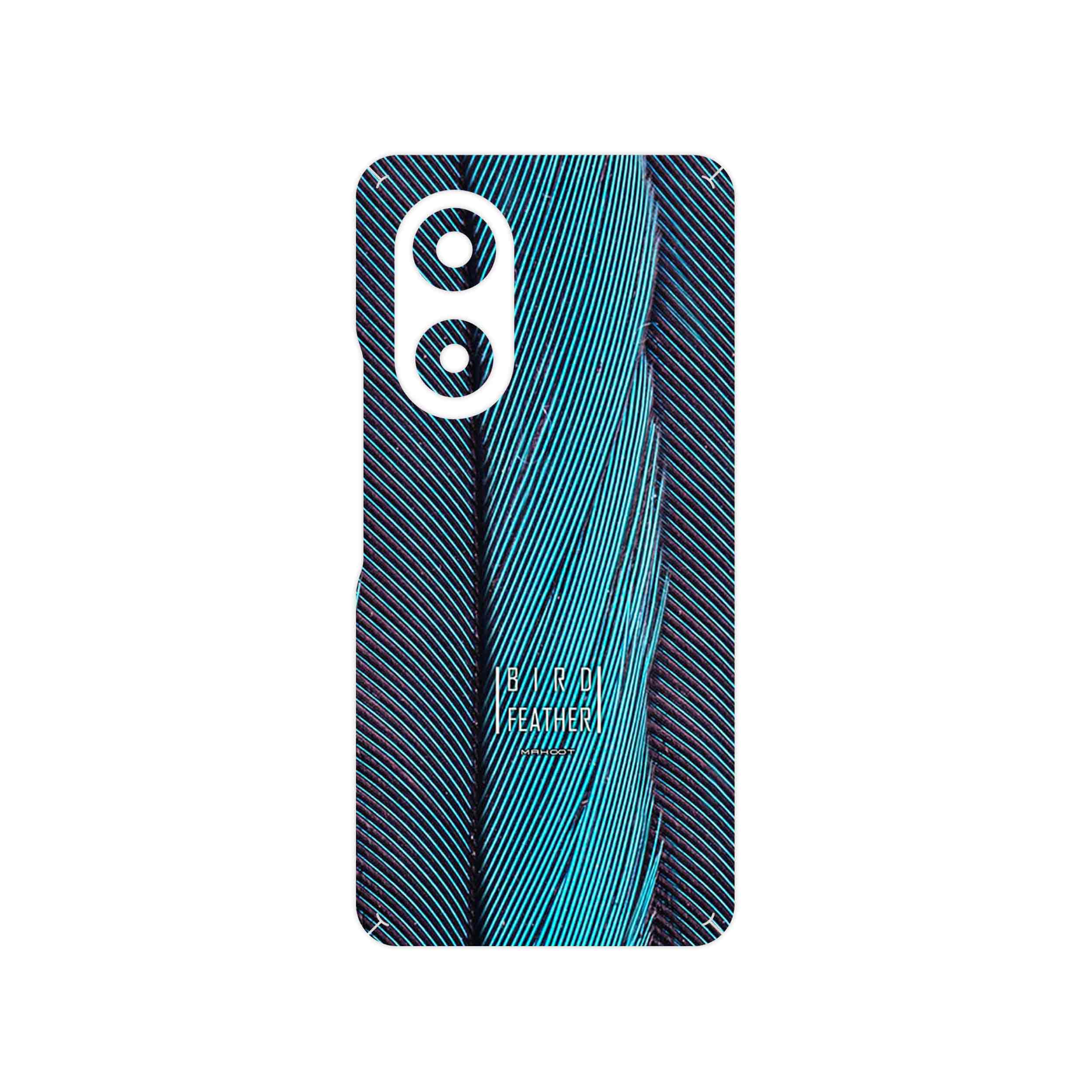 برچسب پوششی ماهوت مدل Turquoise feathers مناسب برای گوشی موبایل هوآوی Nova 9 SE