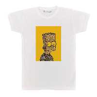 تی شرت  آستین کوتاه بچگانه پرمانه طرح سیمپسون ها کد pmt.6577