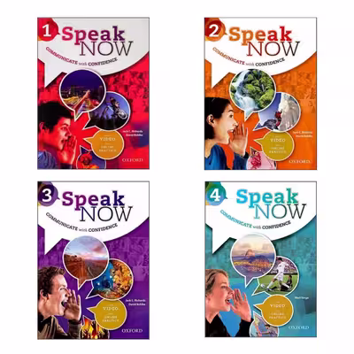 کتاب Speak Now اثر Jack C.Richards &amp; David Bohlke انتشارات آکسفورد 4جلدی