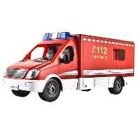 ماشین بازی کنترلی دبل ای مدل ماشین آتش نشانی کد E671-003