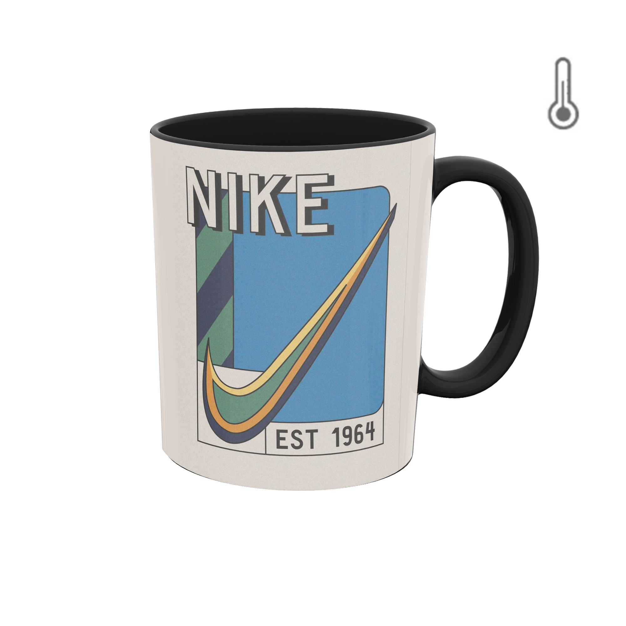 ماگ حرارتی طرح گرافیکی نایک 