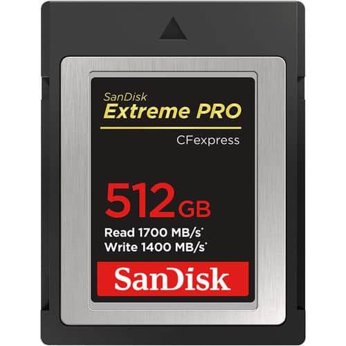 کارت حافظه سن دیسک SanDisk 512GB Extreme PRO CFexpress Type B خرید | قیمت - اگزیف