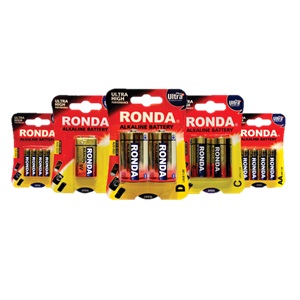 باتری کتابی آلکالاین 9V برند RONDA کارتی