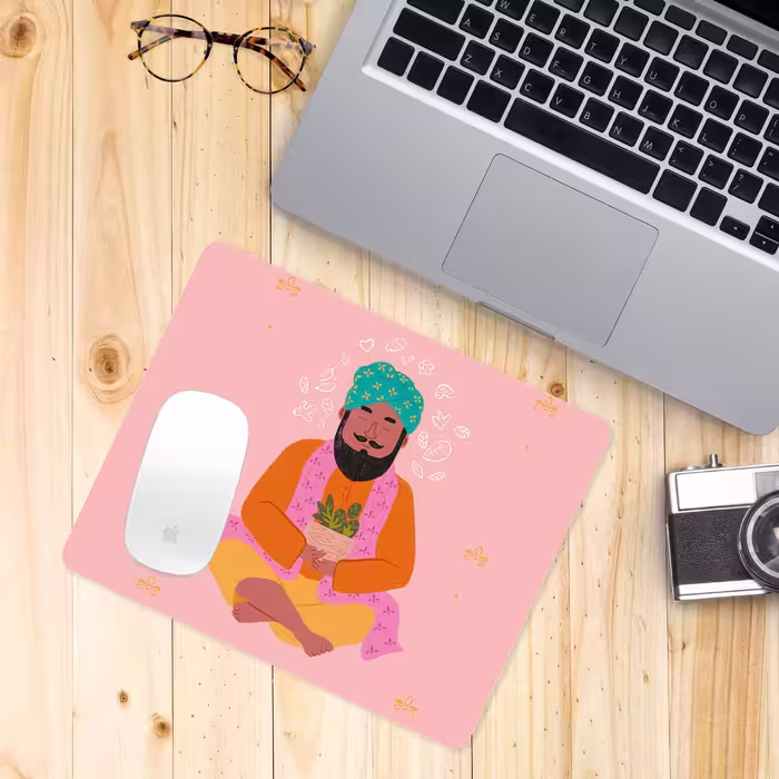 ماوس پد طرح یوگا مدل H85