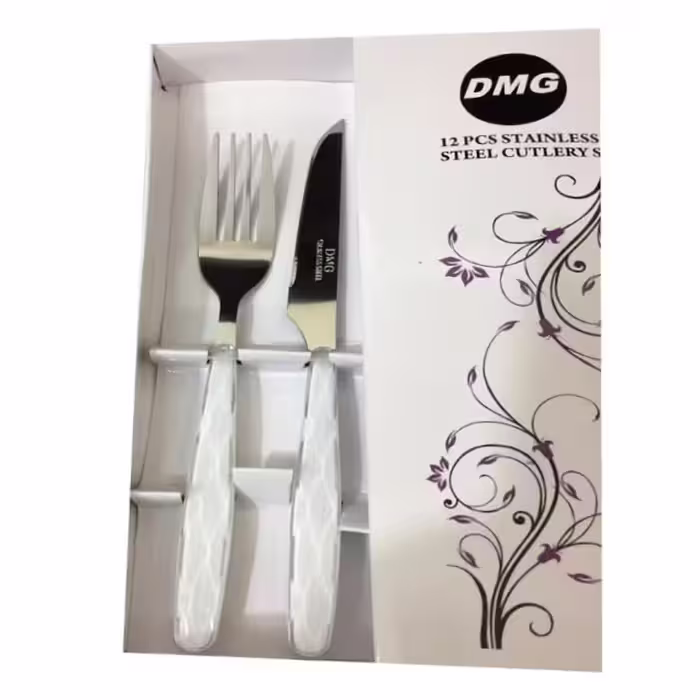 ست کارد و چنگال میوه خوری 12 پارچه دی ام جی کد 225