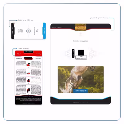 برچسب پوششی ماهوت مدل Horse-2 مناسب برای تبلت اپل iPad mini (GEN 5) 2019 A2126