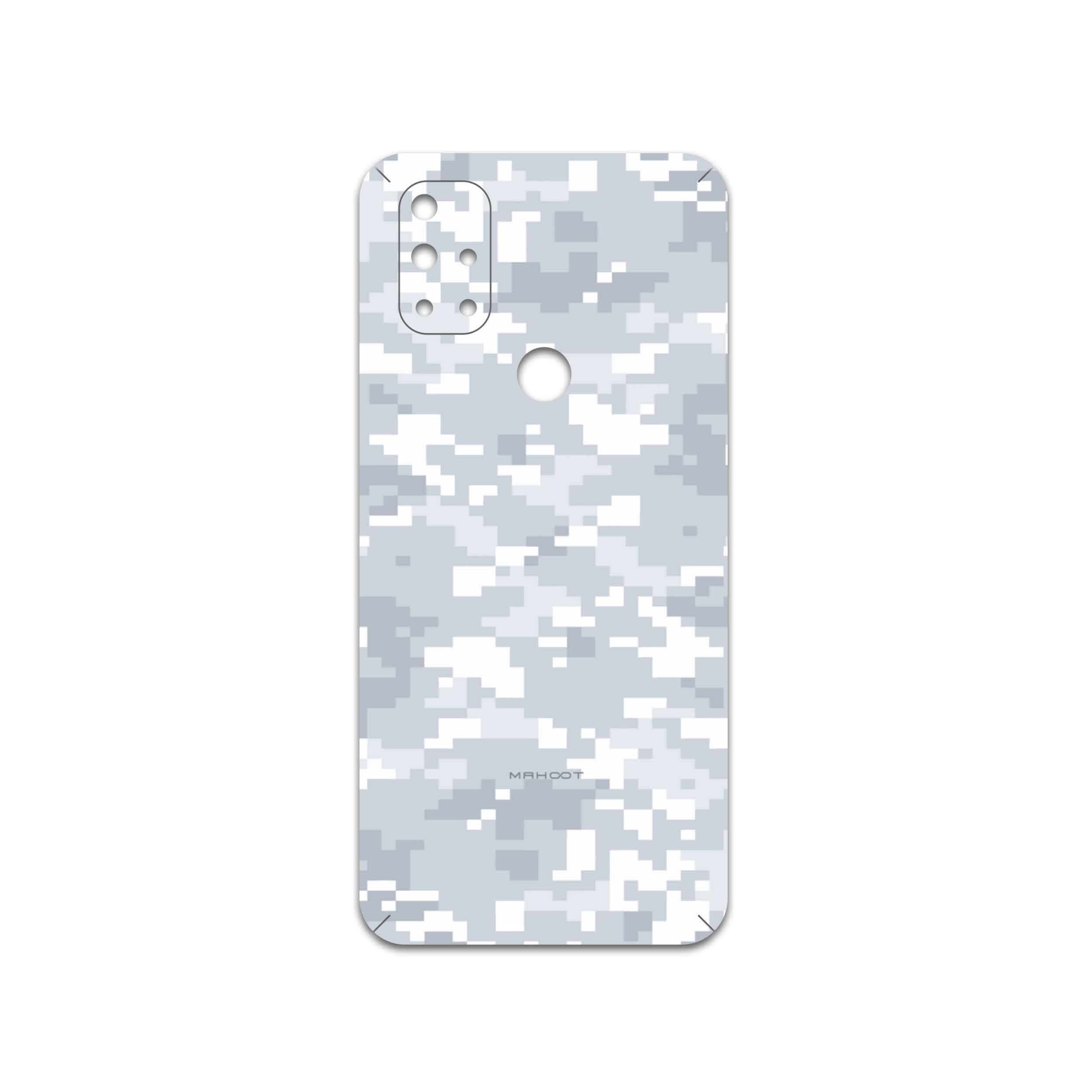 برچسب پوششی ماهوت مدل Army-Snow-Pixel مناسب برای گوشی موبایل وان پلاس Nord N10 5G