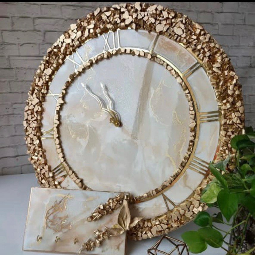 ساعت دیواری تمام سنگی