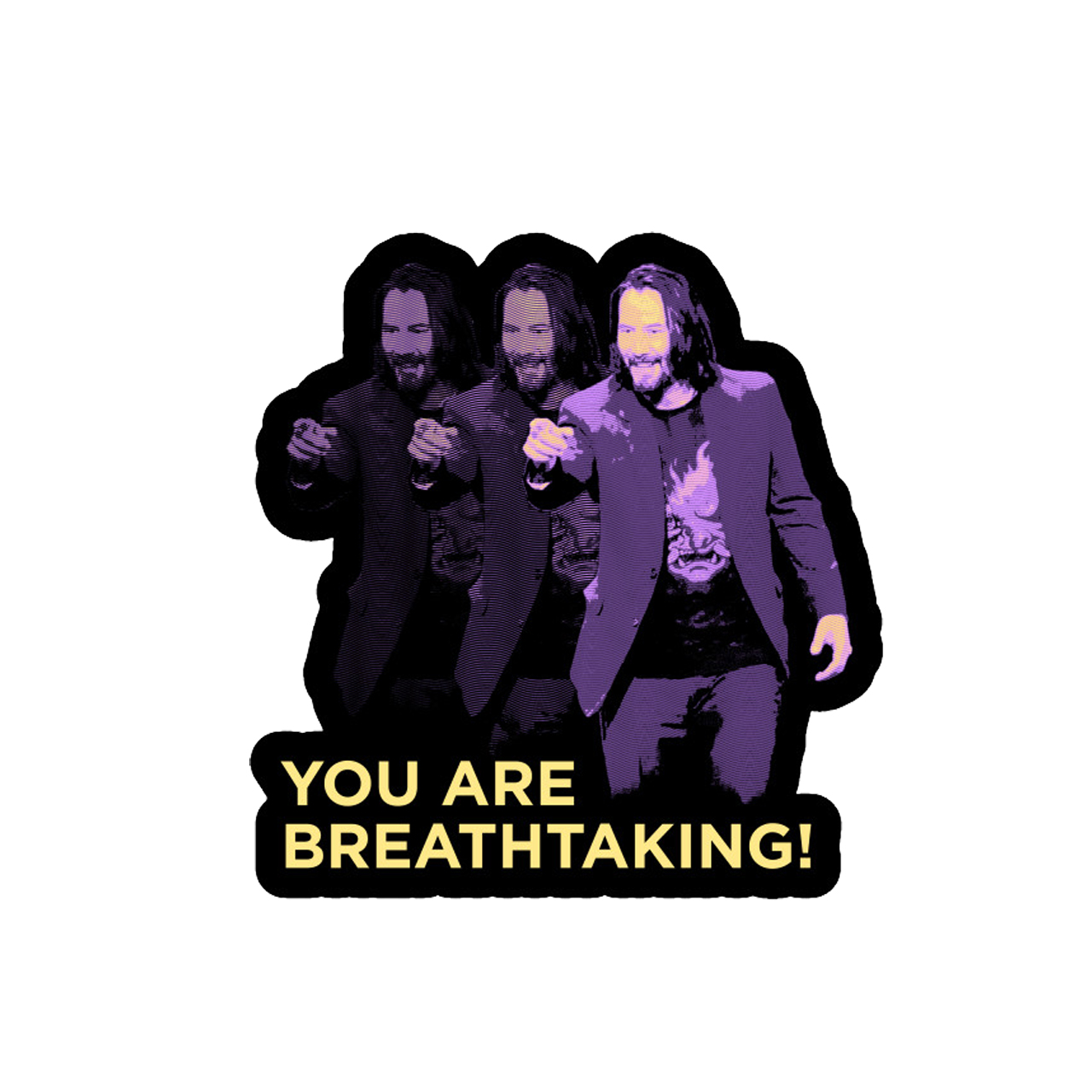 استیکر تزئینی موبایل طرح کیانو ریوز کد STM749