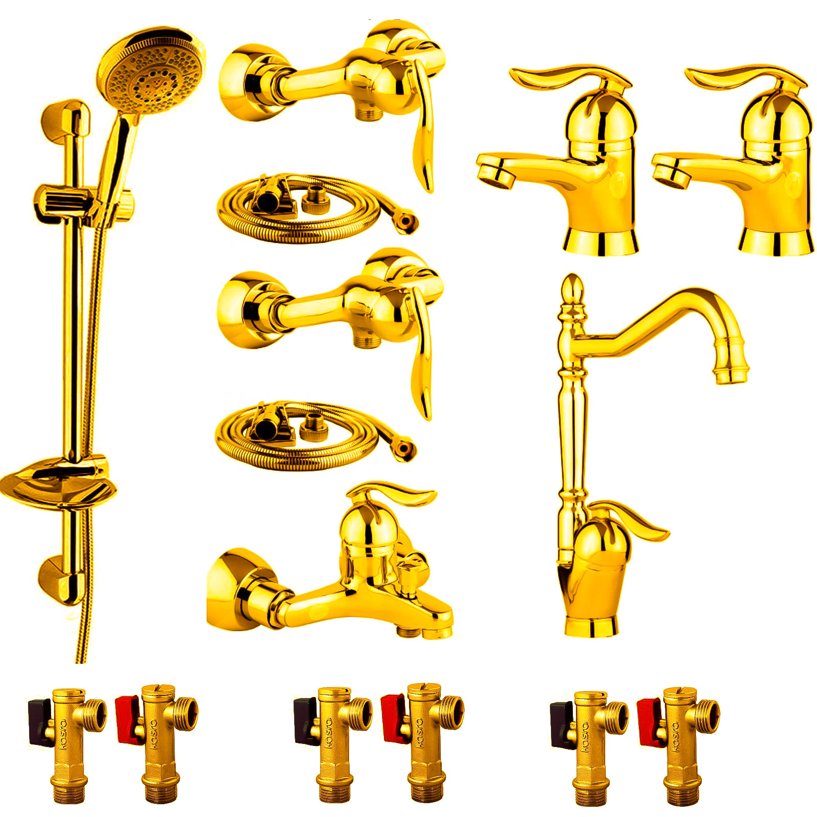 ست شیرآلات شیرالات رز مدل ونیز مکس مجموعه 15 عددی