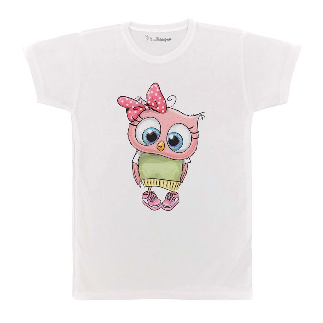تی شرت بچگانه پرمانه طرح حیوانات بامزه کد pmt.6025