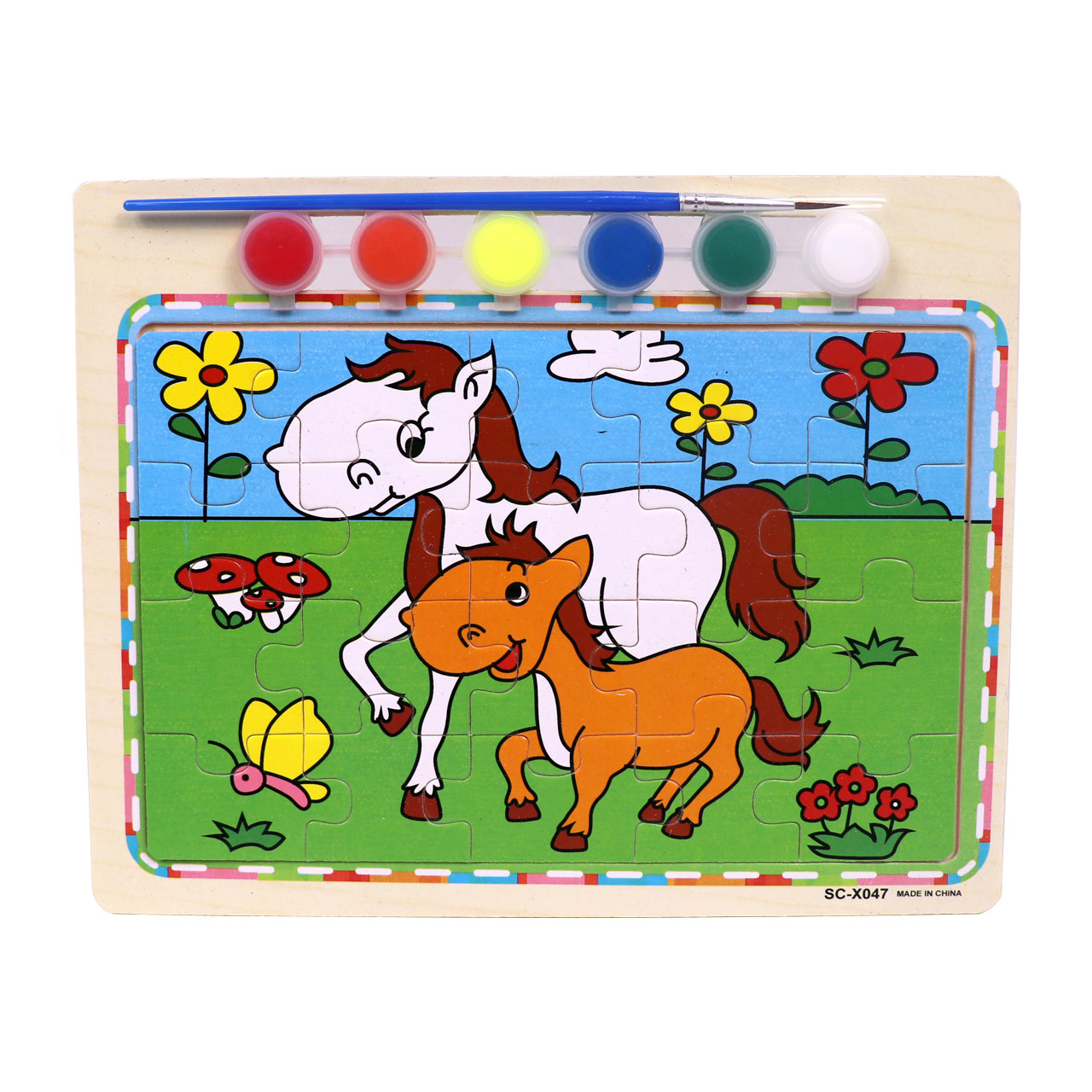 پازل 20 تکه طرح اسب کد 7354