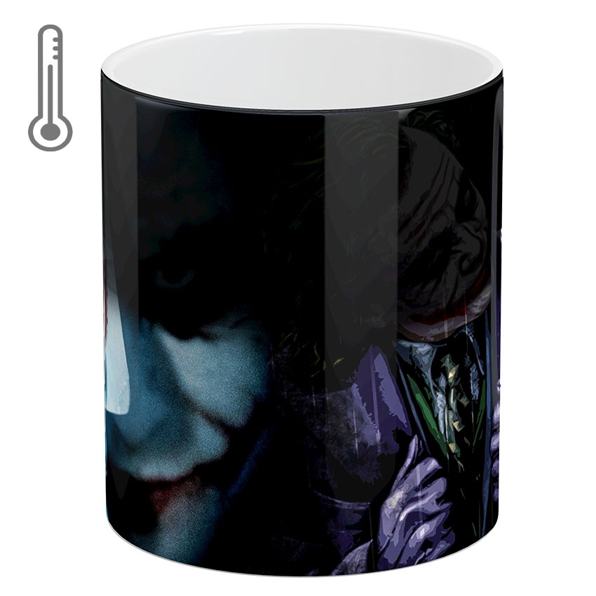 ماگ حرارتی آبنبات رنگی طرح جوکر کد SAR0004