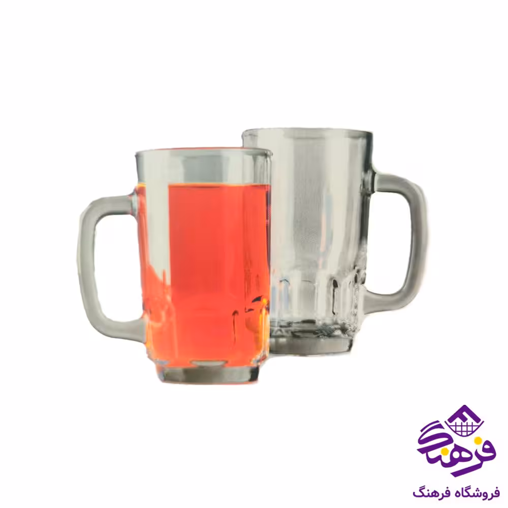 نیم لیوان عینکی2 دسته دار کادو کاوه 6دک