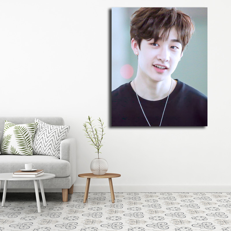 تابلو شاسی مدل bang chan کد 41 | دنیای قاب