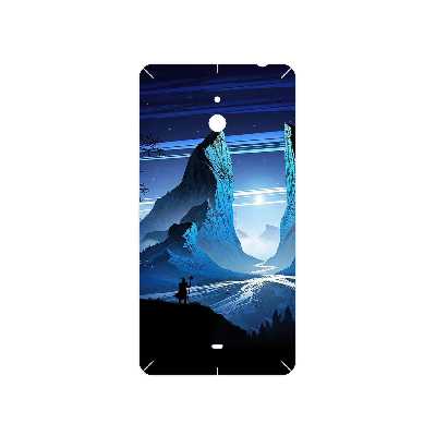 برچسب پوششی ماهوت مدل Blue Mountains Digital Art مناسب برای گوشی موبایل نوکیا Lumia 1320