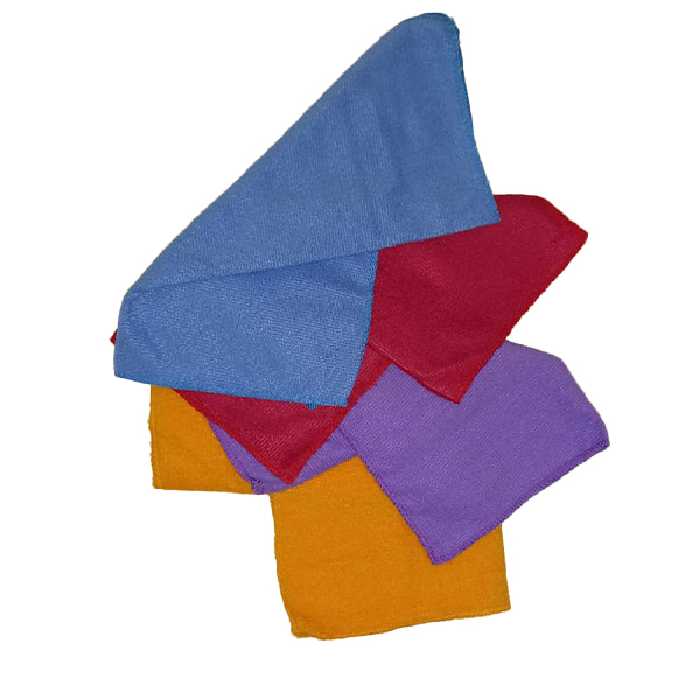 دستمال نظافت مدل میکروفایبر بسته 4 عددی 