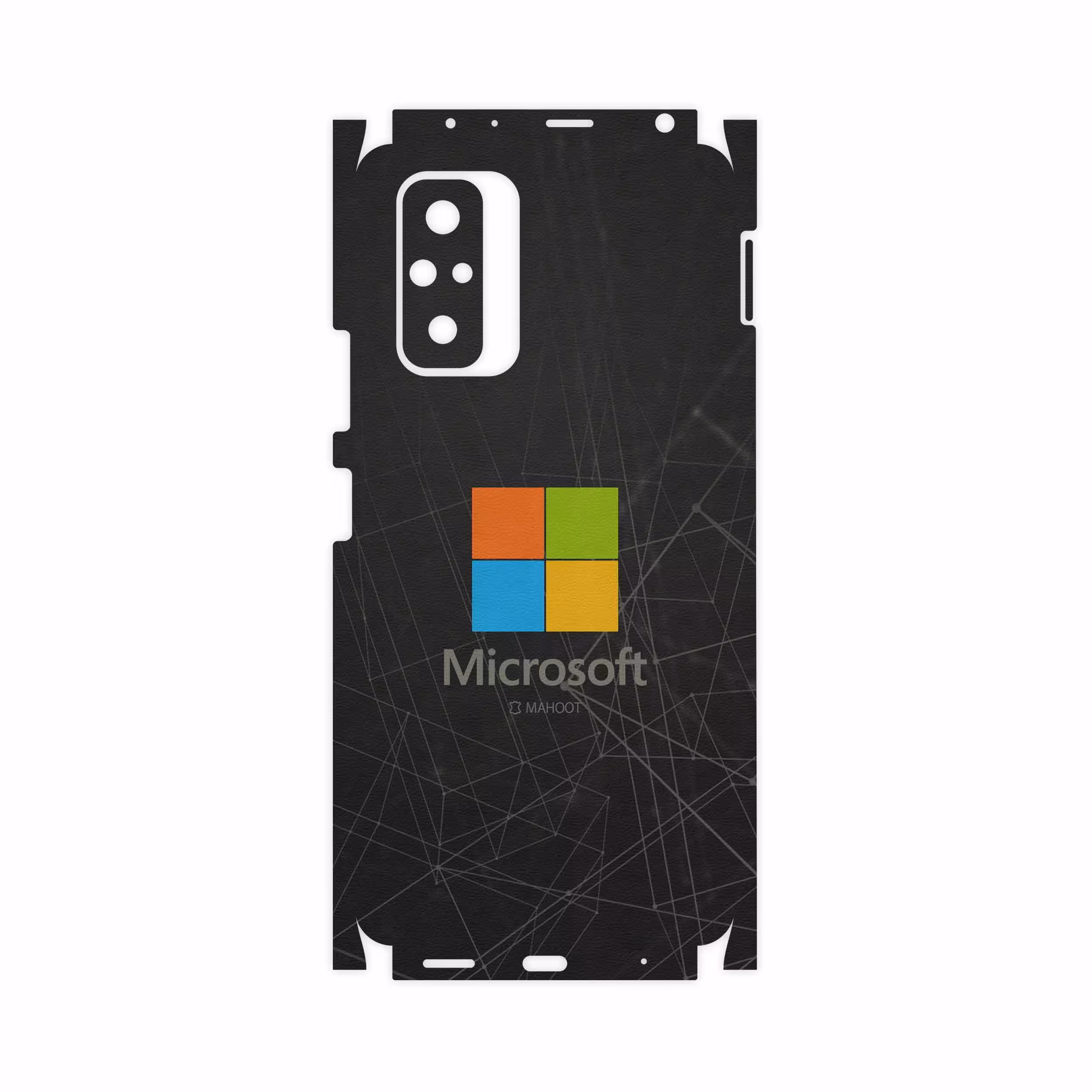 برچسب پوششی ماهوت مدل Microsoft-Logo-FullSkin مناسب برای گوشی موبایل شیائومی Redmi Note 10 Pro
