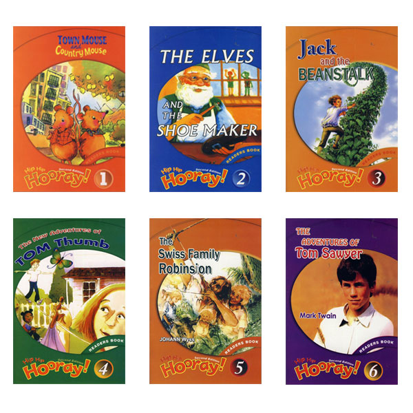 کتاب Hip Hip Hooray Readers اثر جمعی از نویسندگان انتشارات زبان مهر 6 جلدی