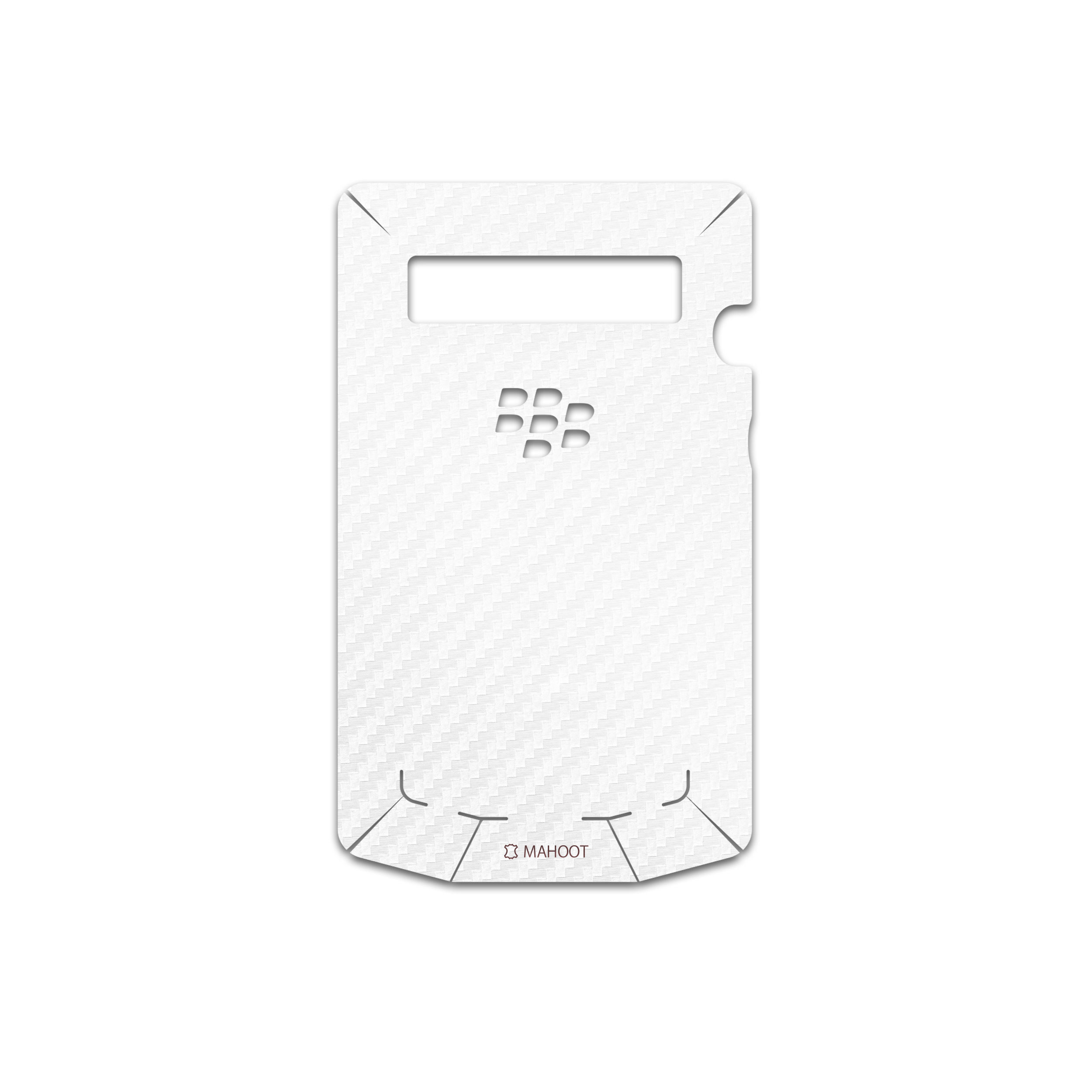 برچسب پوششی ماهوت مدل Ceramic-Fiber مناسب برای گوشی موبایل بلک بری Porsche Design P9981