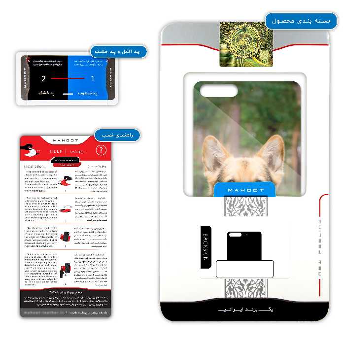 برچسب پوششی ماهوت مدل Dog-2 مناسب برای گوشی موبایل هوآوی Ascend G6