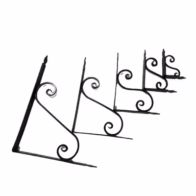پایه نگهدارنده طبقه دیواری کد 3  بسته 2 عددی