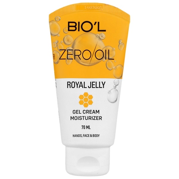 بیول ژل کرم آبرسان فاقد روغن حاوی عصاره ژل رویال انواع پوست مخصوصا چرب 70 میل ROYAL JELLY