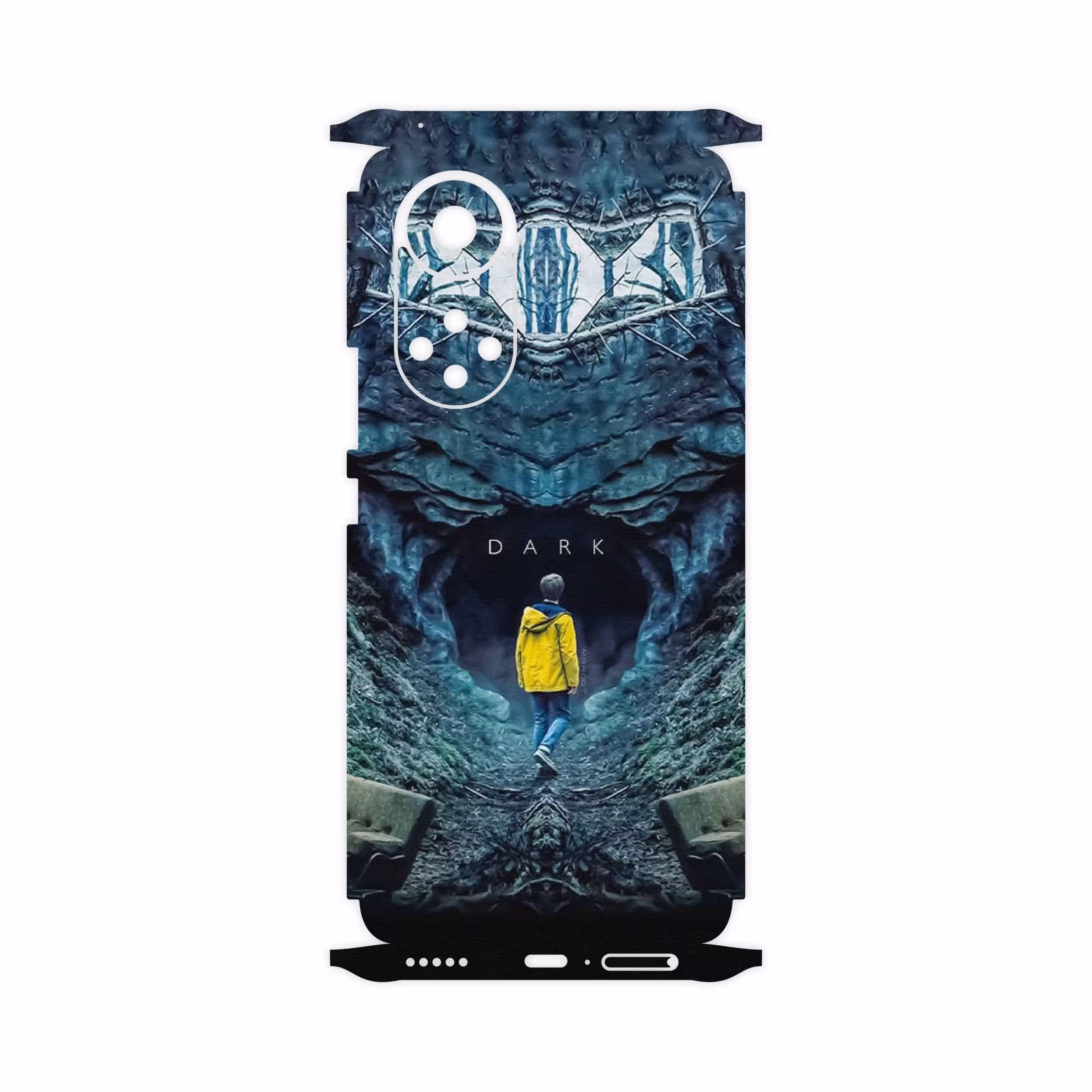 برچسب پوششی ماهوت مدل Dark-FullSkin مناسب برای گوشی موبایل هوآوی Nova 9