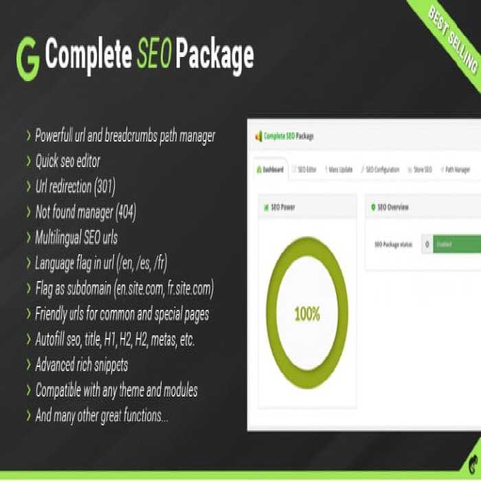 دانلود افزونه Complete SEO Package برای اپن کارت