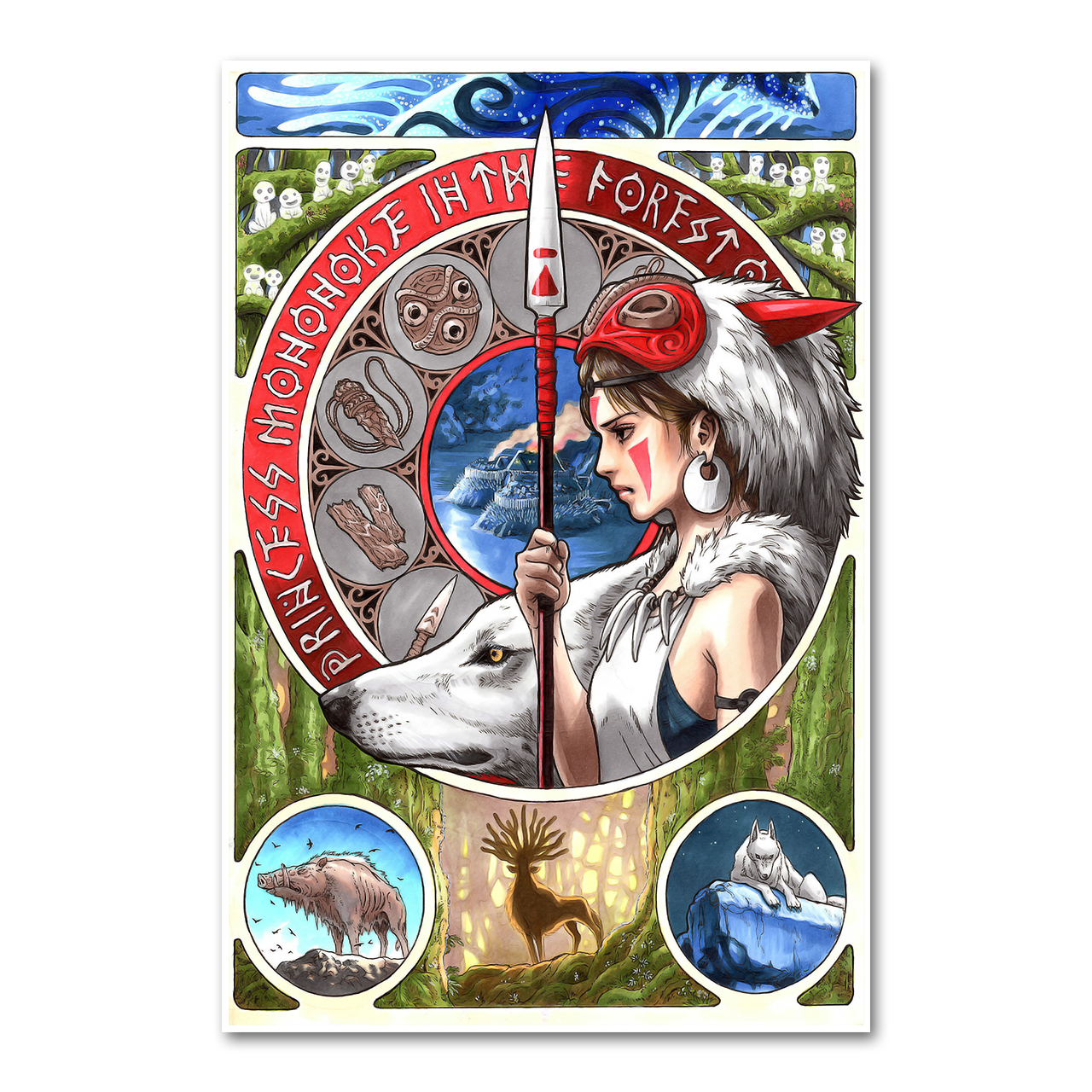 تابلو شاسی طرح نقاشی دیجیتال کد 121018