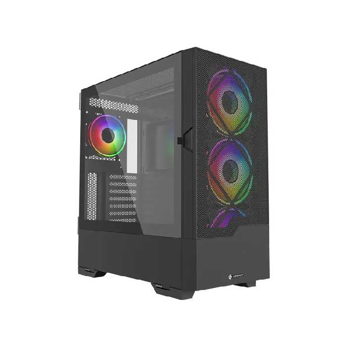 کیس گیمینگ لاجیکی مدل C555B | فروشگاه اینترنتی شهر لپ تاپ