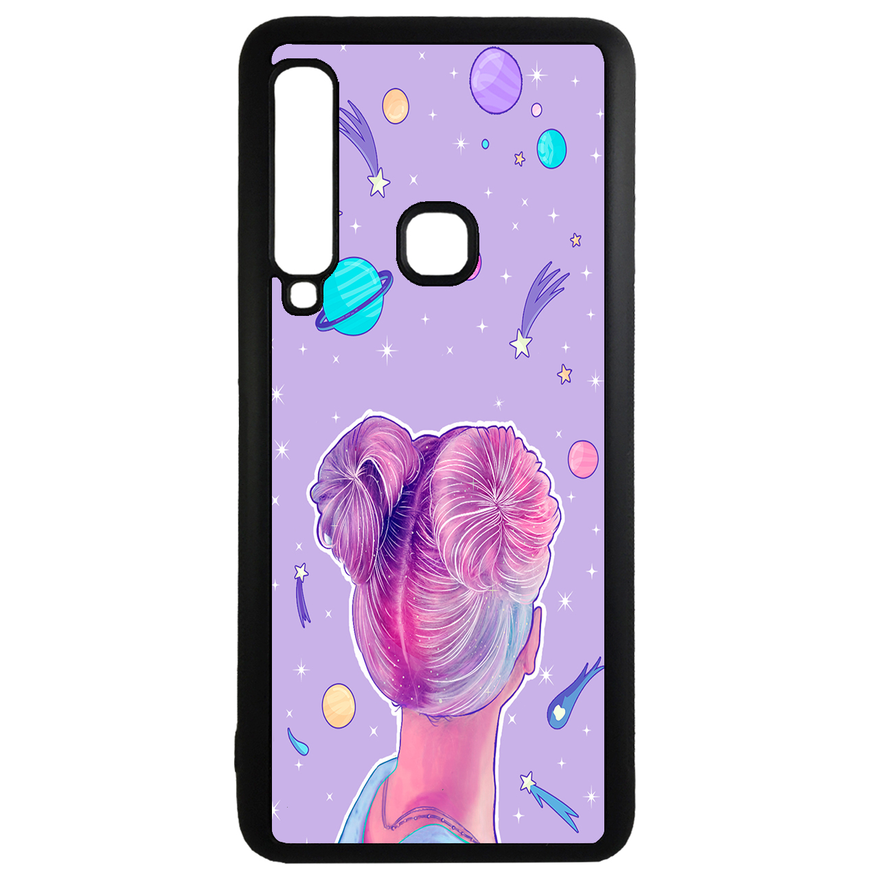 کاور طرح دختر کد 43194 مناسب برای گوشی موبایل سامسونگ galaxy a9 2018