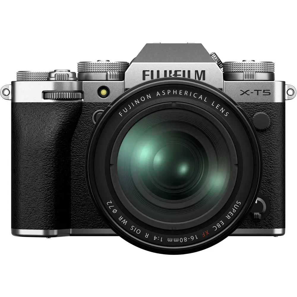دوربين بدون آينه فوجي فيلم FUJIFILM X-T5 با لنز 16-80mm (نقره‌ای)
