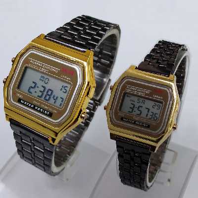 ست ساعت مچی دیجیتال زنانه و مردانه کد 210