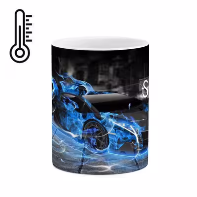 ماگ حرارتی طرح ماشین lamborghini huracan مدل mgph15524