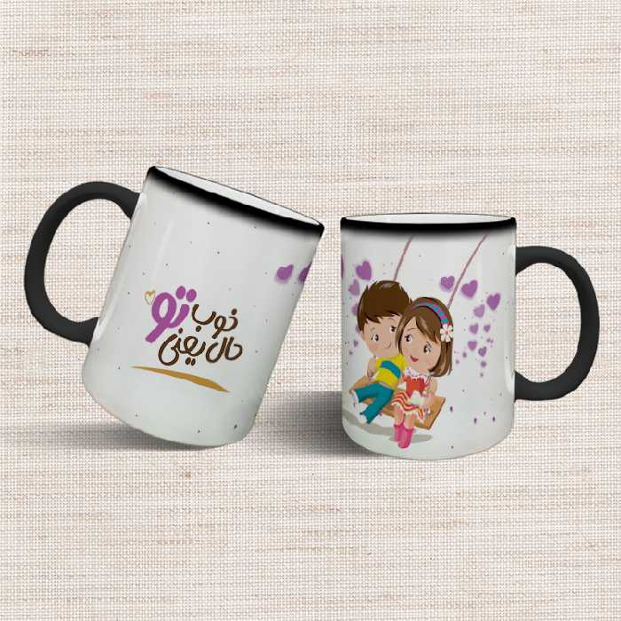ماگ حرارتی مدل عاشقانه کد 125