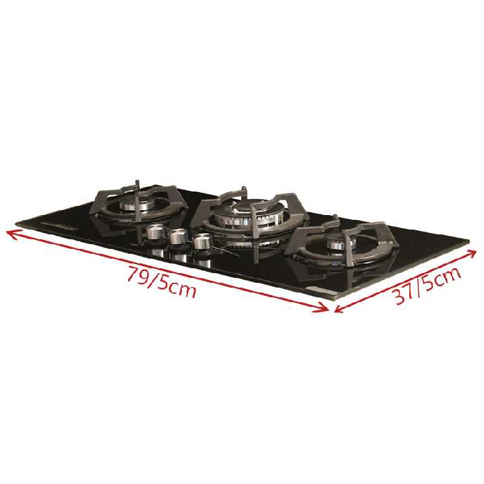 اجاق گاز صفحه ای آذرلوکس مدل G03NL - 16B